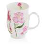 Кружка Dunoon Розовые цветы Саффолк 310 мл, фарфор костяной