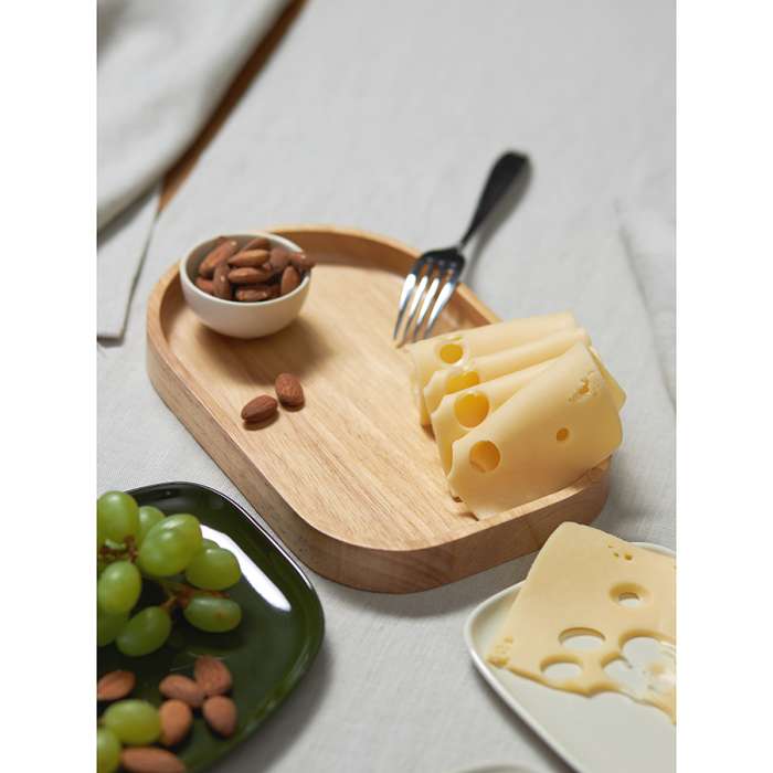 Набор из 4-х сервировочных тарелок на деревянном подносе sorrento Liberty Jones LJ0000401