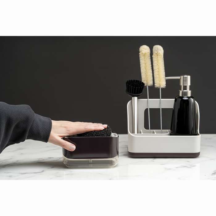 Органайзер для раковины Ronja, 19х10,5х14,6 см, светло-серый SMART SOLUTIONS SS-SO-PPABS-GR-19