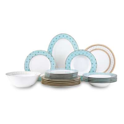 Сервиз столовый Mix&amp;Match Home Максим на 6 персон 20 предметов, фарфор, п/к