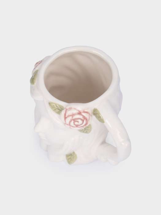 Кружка, 350 мл, керамика, молочная, Девушка с тюльпанами, Tulip ANNA LAFARG ANLAF-FDW-300525