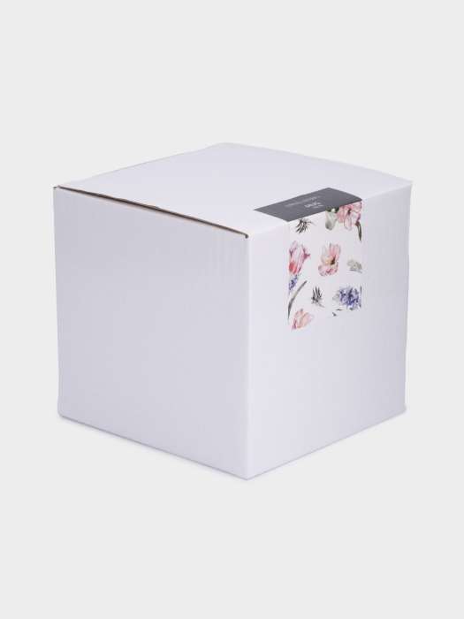 Кружка, 350 мл, керамика, молочная, Девушка с тюльпанами, Tulip ANNA LAFARG ANLAF-FDW-300525