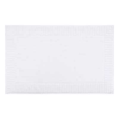 Коврик для ванной с фактурным бортиком белого цвета из коллекции essential, 50х80 см Tkano TK26-BM0001