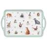 Поднос прямоугольный с ручками Pimpernel "Забавная фауна" 48х29,5см