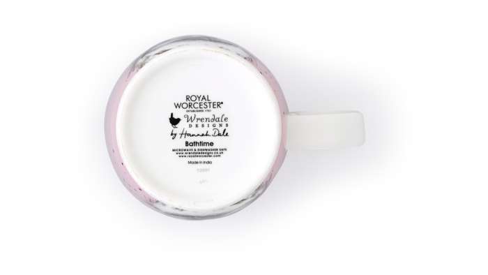 Кружка Royal Worcester Забавная фауна Кролик 400 мл, розовая