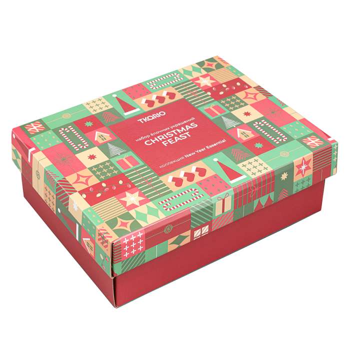 Набор ёлочных украшений christmas feast из коллекции new year essential, 4 шт. Tkano TK25-NY_DEC0009