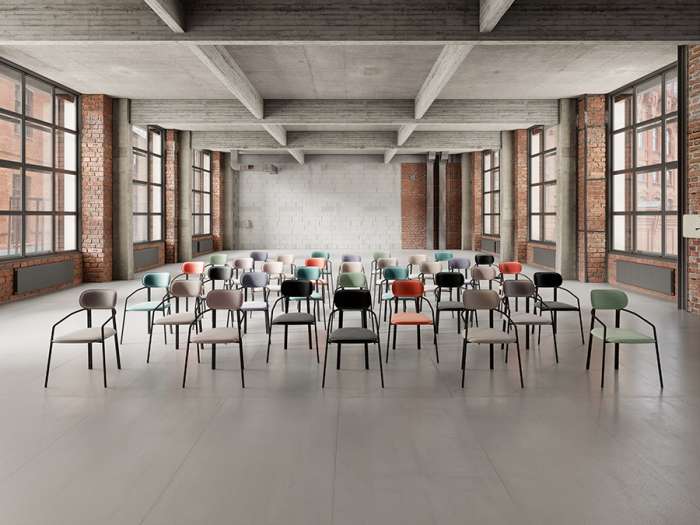 Стул ror, round, велюр, черный/зеленый LATITUDE RORCHRBKVLRGRN