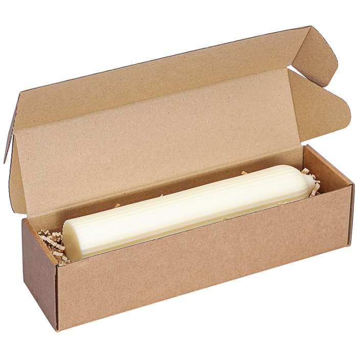 Свеча декоративная молочно-белого цвета из коллекции edge, 25,5 см Tkano TK24-CND0023