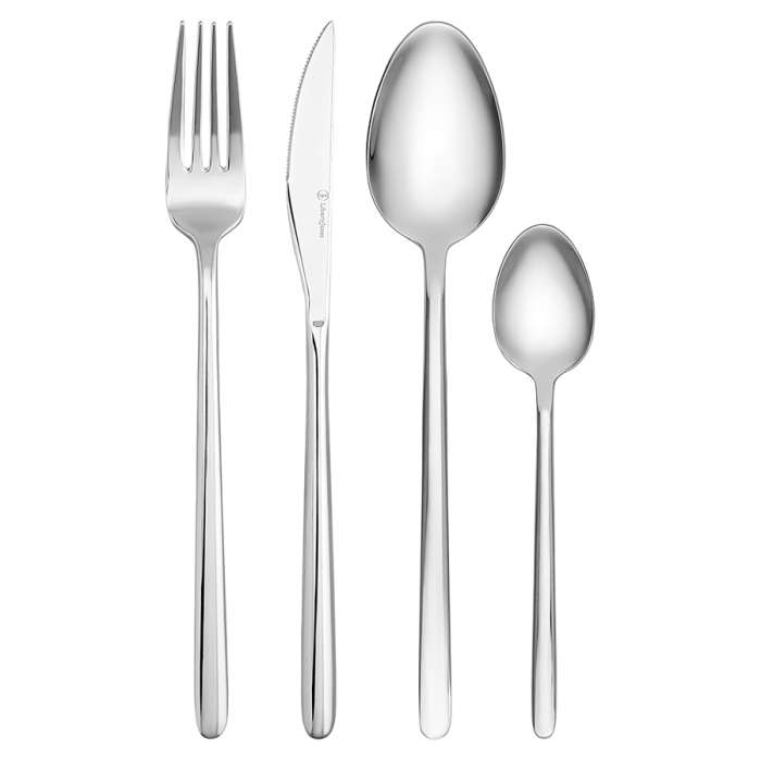 Набор столовых приборов pure, серебристые глянцевые, 16 пред. Liberty Jones LJ0000417