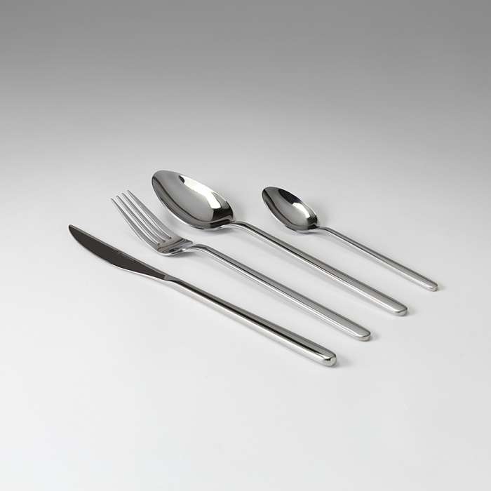 Набор столовых приборов pure, серебристые глянцевые, 16 пред. Liberty Jones LJ0000417