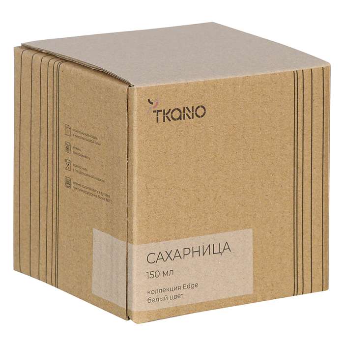 Сахарница белого цвета из коллекции edge, 150 мл Tkano TK22-TW_JAR0011
