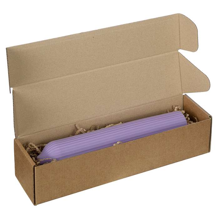 Свеча декоративная цвета лаванды из коллекции Edge, 25,5см TKANO TK23-CND0003