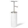 Держатель-органайзер для туалетной бумаги Potaloo белый/никель UMBRA 1012487-670