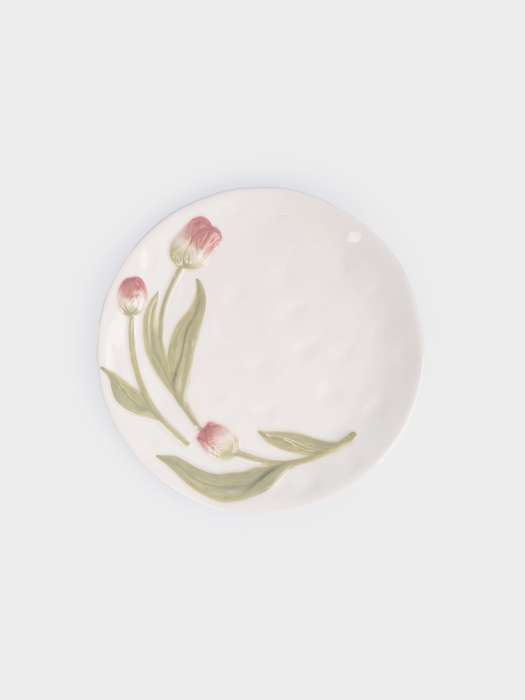 Пара чайная, 1 перс, 2 пр, 370 мл, керамика, молочная, Тюльпаны, Tulip ANNA LAFARG ANLAF-FDW-130525-7