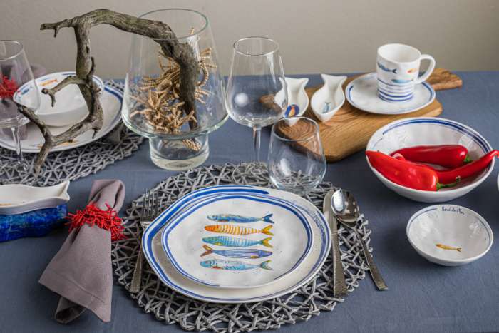 Салатник Морской берег 12 см, 0.2 л. EASY LIFE EL-R1988/BORD