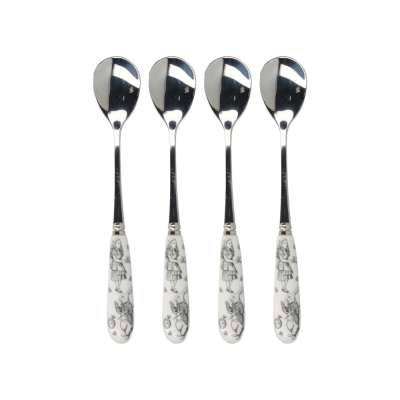 Набор из 4 чайных ложек Алиса в Стране чудес V&amp;A KITCHEN CRAFT 5227080