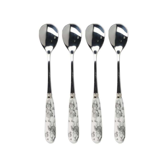 Набор из 4 чайных ложек Алиса в Стране чудес V&A KITCHEN CRAFT 5227080