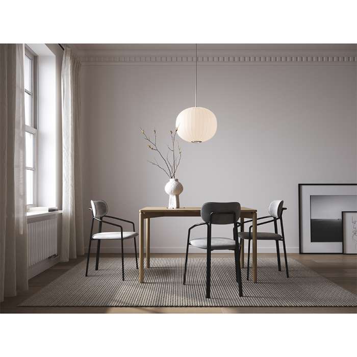 Стул ror, round, велюр, черный/серый LATITUDE RORCHRBKVLRGR