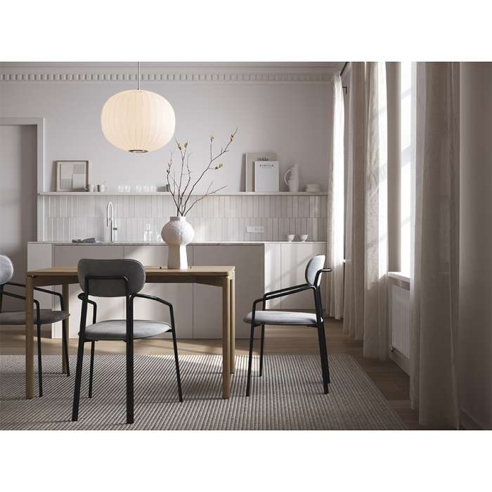 Стул ror, round, велюр, черный/серый LATITUDE RORCHRBKVLRGR