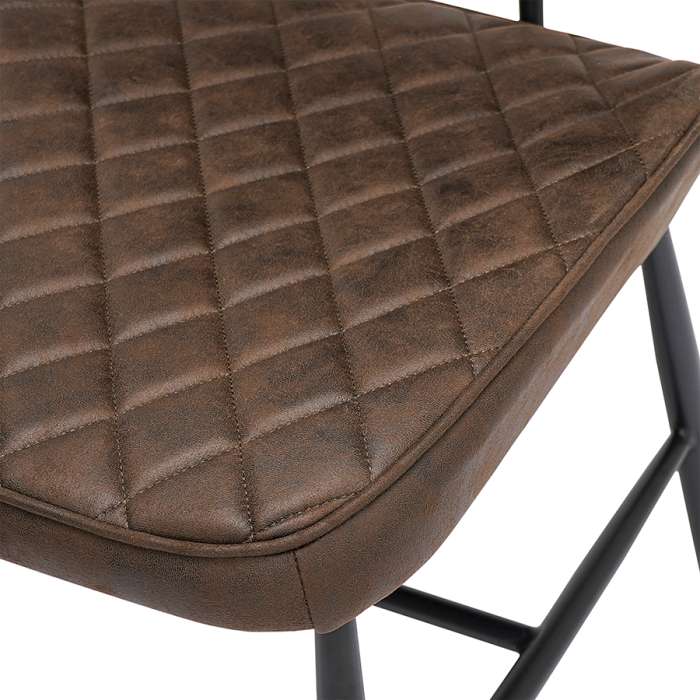 Стул maril, экокожа, темно-коричневый Bergenson Bjorn BF-ACH-MRL-LTH-BRN