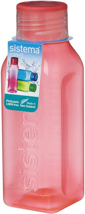 Бутылка квадратная 475мл SISTEMA HYDRATE 870