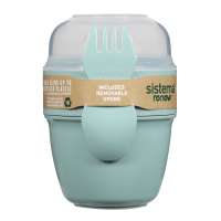 Контейнер двухуровневый 515мл зеленый SISTEMA RENEW 581488_зеленый