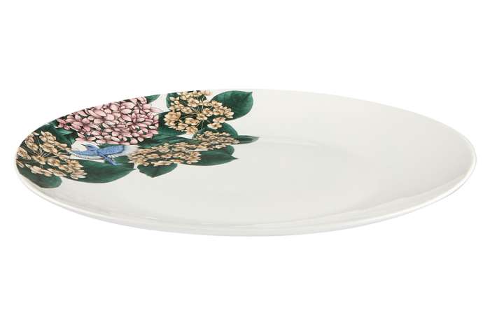 Тарелка обеденная, 27,5 см, фарфор P, белая, Гортензия, Reminisce MAXWELL & WILLIAMS MW413-YD0126