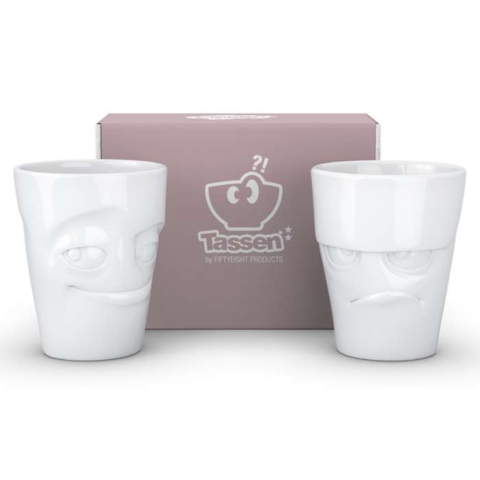 Набор кружек grumpy & impish, 350 мл, белый, 2 шт. Tassen T01.27.01