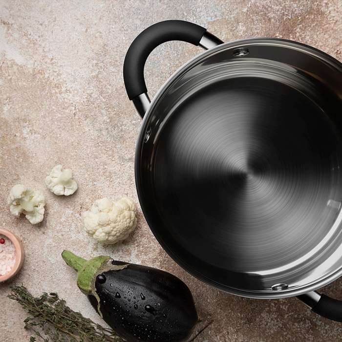 Кастрюля со стеклянной крышкой (6 л) OLINA 726411