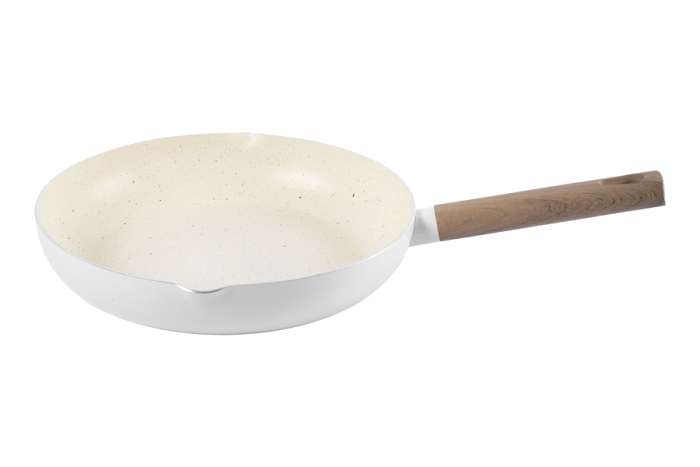 Сковорода, 28 см, с покрытием, алюминий, молочная, Palisander ANNA LAFARG ANLAF-P12GFG-28