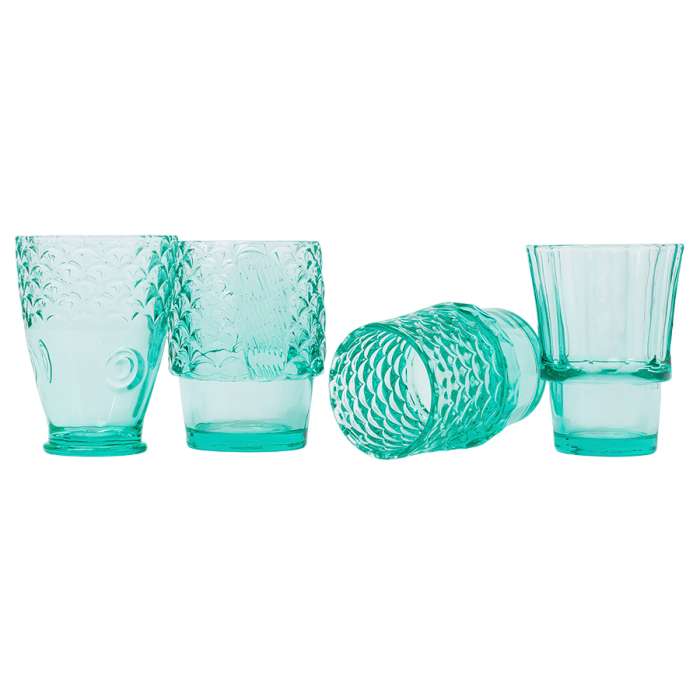 Набор подарочный из 4-х стаканов koifish, мятный DOIY DYGLAKOMI