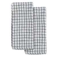 Набор из двух муслиновых полотенец с графичным дизайном из коллекции essential, 50х70 см Tkano TK22-TT0014