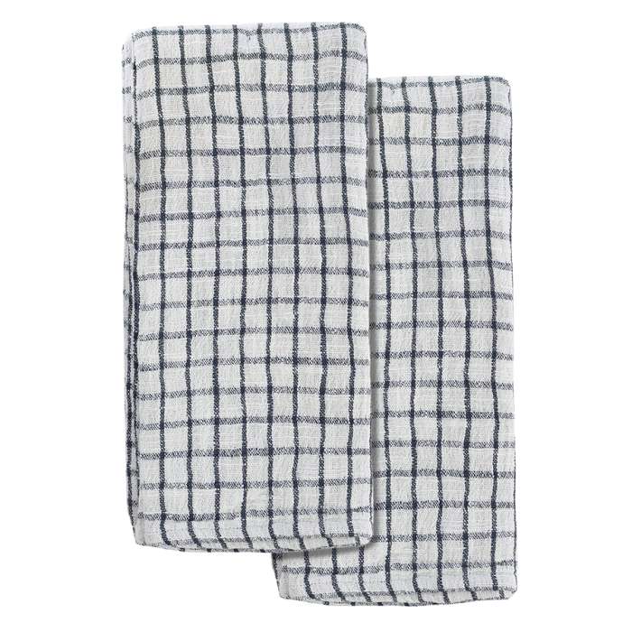 Набор из двух муслиновых полотенец с графичным дизайном из коллекции essential, 50х70 см Tkano TK22-TT0014