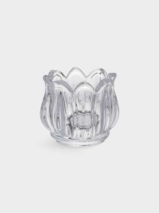 Подсвечник, 6х5 см, для чайной свечи, стекло, Тюльпан, Symphony ANNA LAFARG ANLAF-HY-20192-0