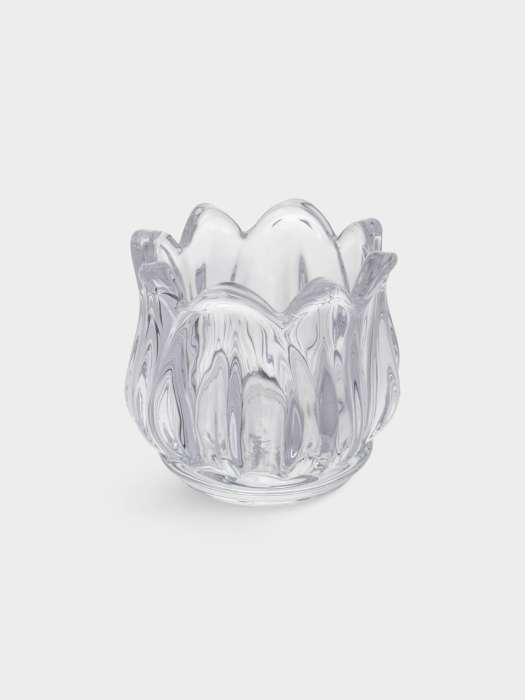 Подсвечник, 6х5 см, для чайной свечи, стекло, Тюльпан, Symphony ANNA LAFARG ANLAF-HY-20192-0