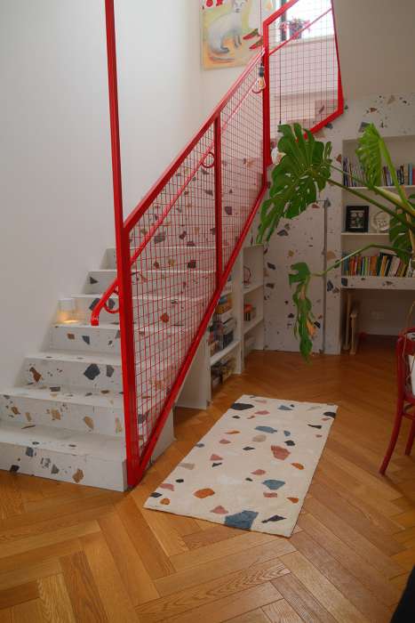 Ковер из хлопка terrazzo poetry из коллекции ethnic Tkano TK25-DR0045