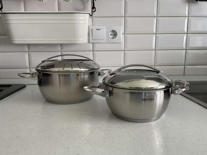 Набор кастрюль со стеклянными крышками малый (4 предмета) MARUSKA