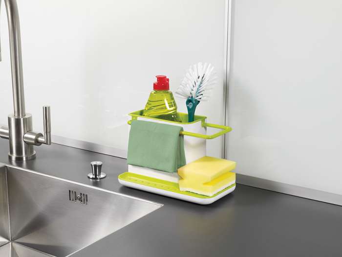 Органайзер для раковины caddy™, 13,5х11,5х21 см, бело-зеленый JOSEPH JOSEPH 85021