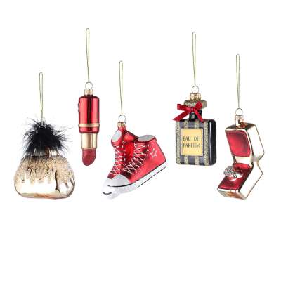 Набор ёлочных украшений vogue из коллекции new year essential, 5 шт. Tkano TK25-NY_DEC0010