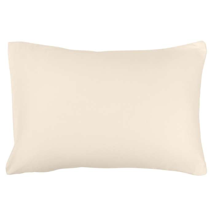 Набор из двух наволочек из сатина белого цвета из коллекции Essential, 50х70 см TKANO TK21-PC0001