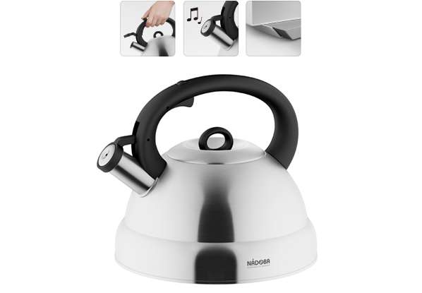 Чайник со свистком, 3 л, BERNA NADOBA 731102