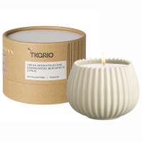 Свеча ароматическая sandalwood, bergamot & citrus из коллекции edge, бежевый, 30 ч Tkano TK23-ARO0016