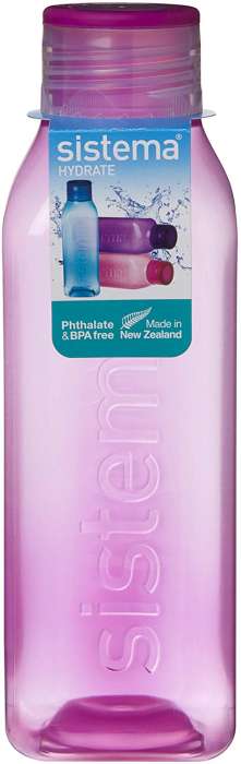 Бутылка квадратная 725мл SISTEMA HYDRATE 880