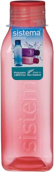 Бутылка квадратная 725мл SISTEMA HYDRATE 880