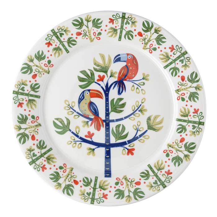 Набор тарелок toucan из коллекции birds of paradise в подарочной упаковке, D28 см, 2 шт. Liberty Jones LJ0000315