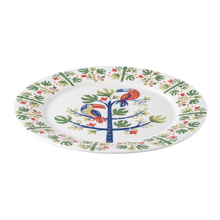 Набор тарелок toucan из коллекции birds of paradise в подарочной упаковке, D28 см, 2 шт. Liberty Jones LJ0000315