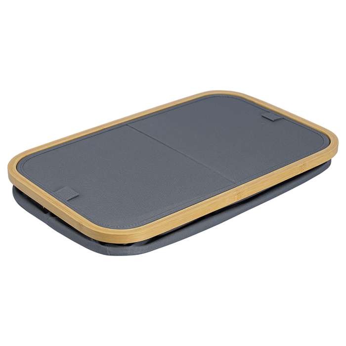 Корзина для белья с двумя отделениями neat twin, 53,5х33х53 см, серая Smart Solutions SS0000146