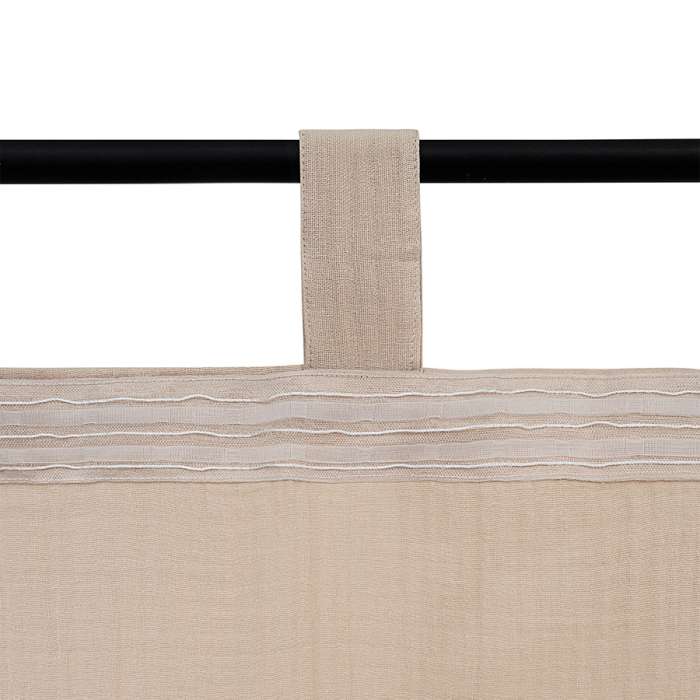 Штора из муслина бежевого цвета из коллекции essential, 150х290 см Tkano TK24-CUR0004