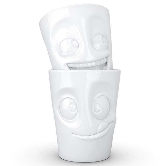 Набор кружек joking & tasty, 350 мл, белый, 2 шт. Tassen T01.29.01