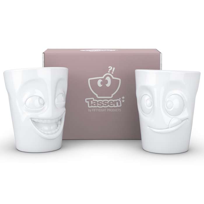 Набор кружек joking & tasty, 350 мл, белый, 2 шт. Tassen T01.29.01